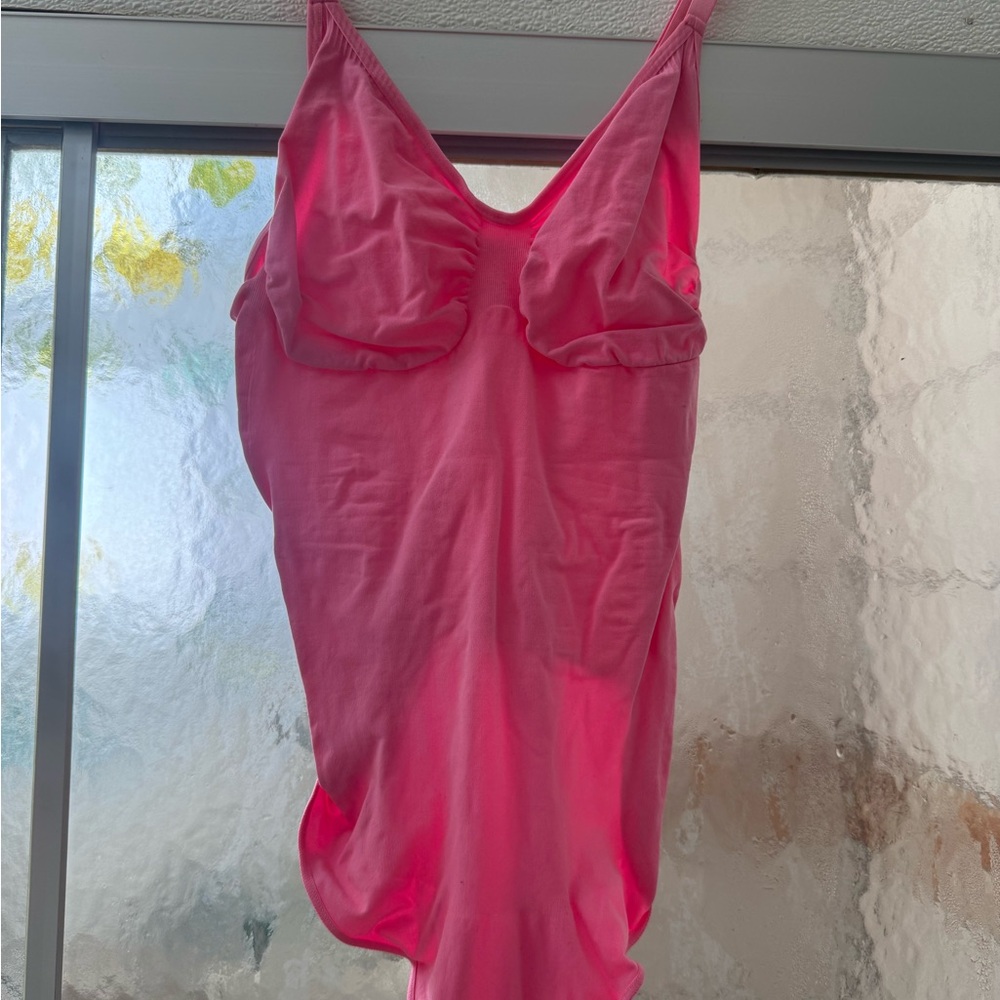 Pink Supportive One-Piece Slip Chemise